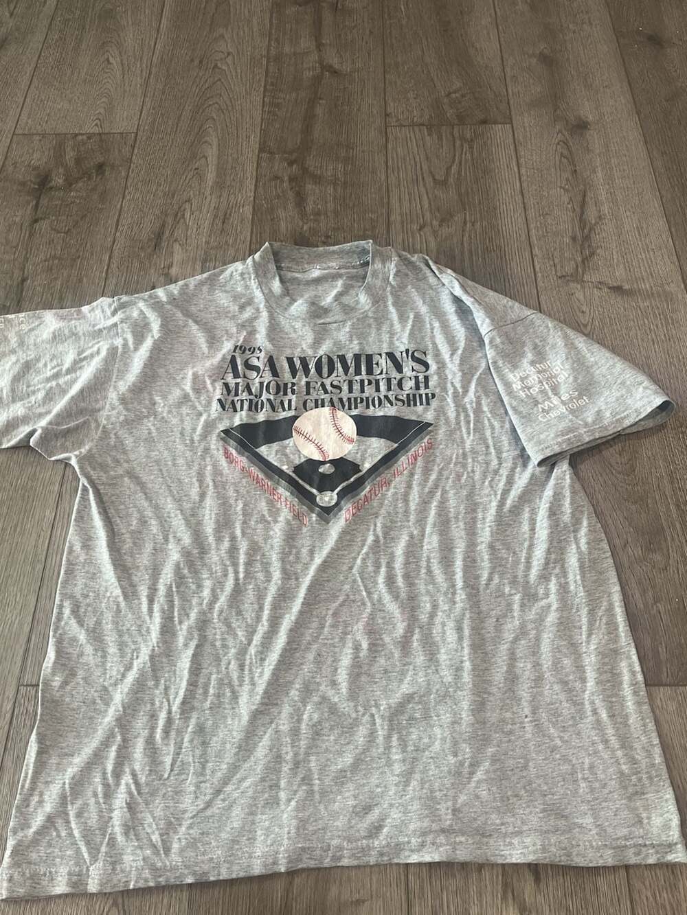 Vintage 1995 ASA Women's Major Fastpitch National Championship T-Shirt